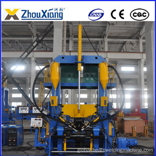 Web Plate Height 1500mm Machine Flange Plate Thickness 16mm H beam Productions Line Factory